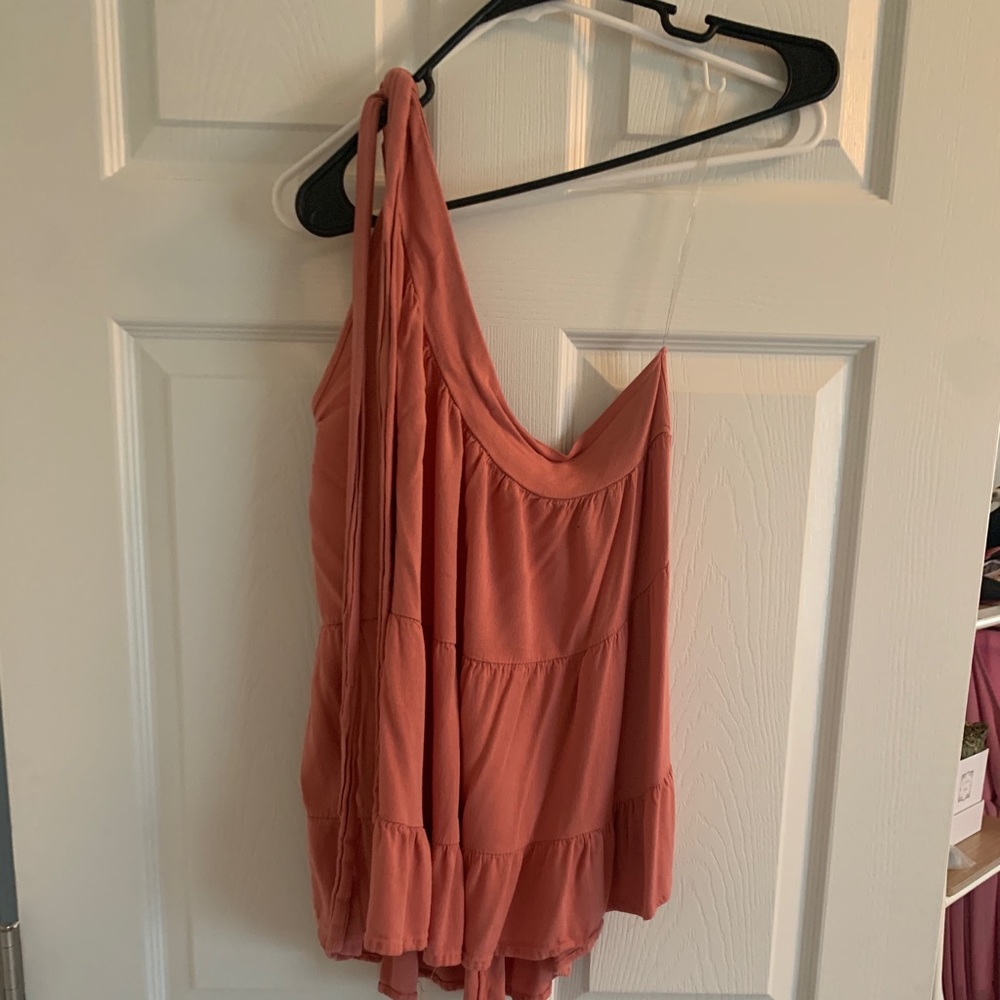Coral Off Shoulder Top - Picture 3 of 3